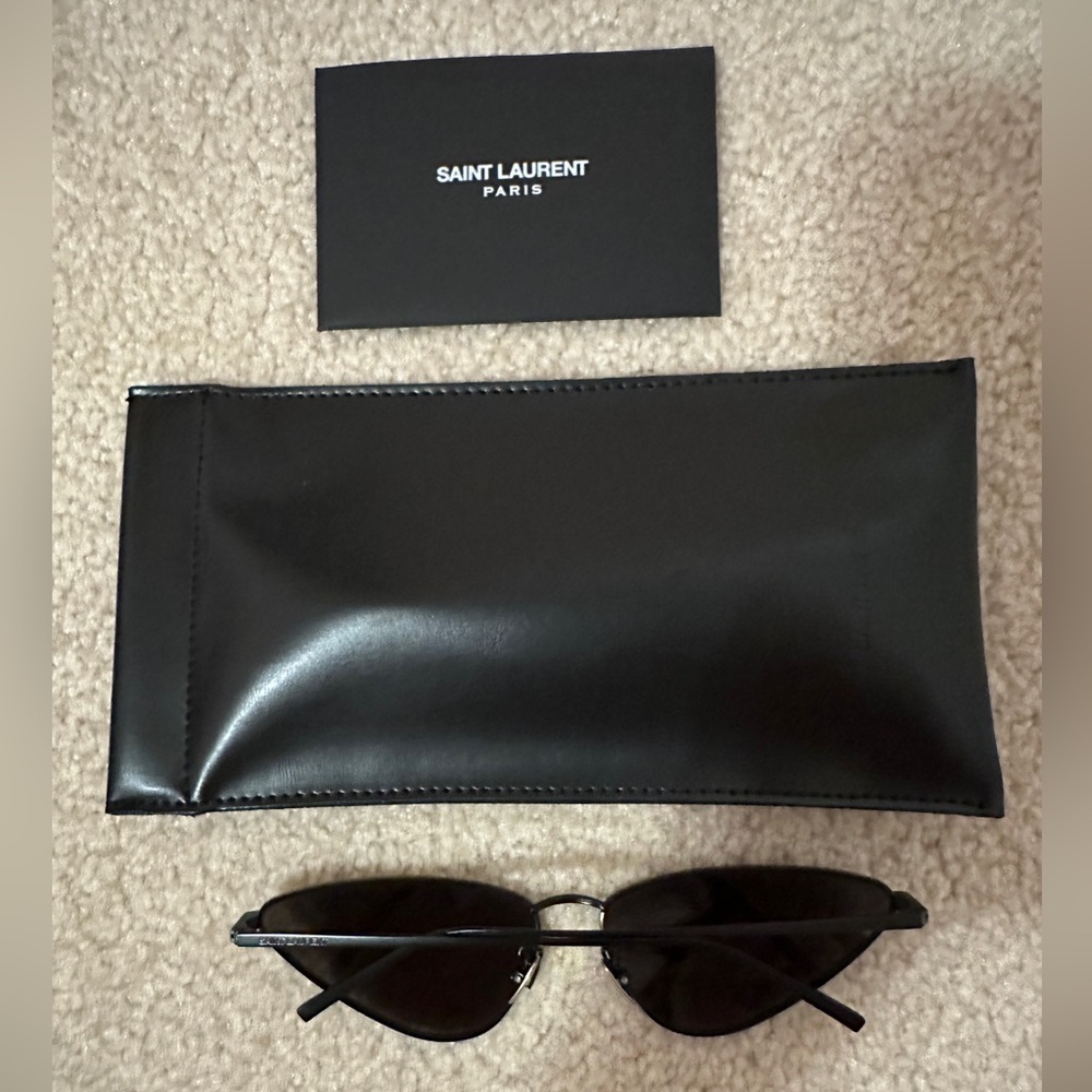 Yves Saint Laurent Black Sunglasses - Picture 3 of 4